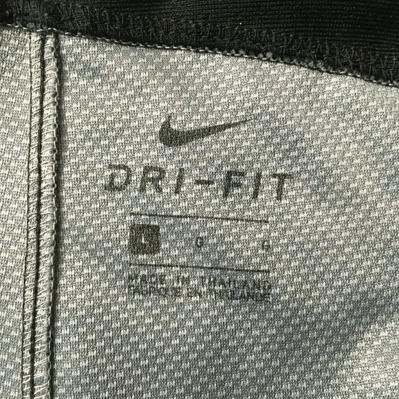 #85 Nike Dri Fit Running Walking Exercise Black Athletic Shorts Men's Size L - Picture 8 of 9